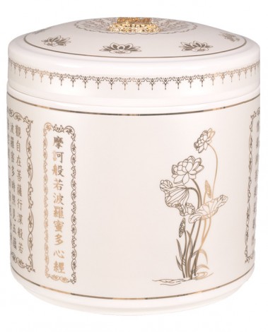 뉴크라운61 흰색실크불교원통3중-C14629